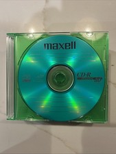 New Maxwell CD-R Music For Audio Recording 10 PK Up To 32X 80 Minute 700MB NIP picture