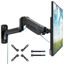 BONTEC Monitor Wall Mount Arm, VESA Gas Spring Height 13-42 inch, Black  picture