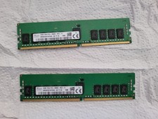 32GB - HP SKhynix 2x16GB 1Rx4 PC4-2666V-RC2 DDR4 RAM HMA82GR7AFR4N-VK 840757-091 picture