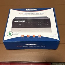 Intellinet 561204, 8-Port Gigabit Ethernet PoE+ Switch IPS-08G-60W picture