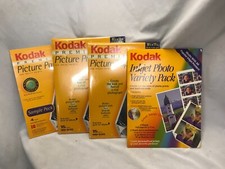 New 4 Kodak Inkjet Photo Variety Pack for  inkjet prints Soft, High gloss Sheets picture