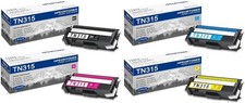 TN315 High Yield Toner 4 Pack BK C M Y Fits Brother HL-4140CW HL-4570CDW picture