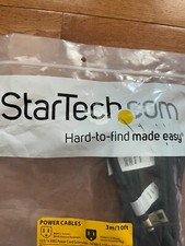 StarTech 10ft Heavy Duty Power Extension Cord NEMA 5-15P to 5-15R Black 3M picture