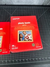 lot 6 Staples Photo Basic Gloss Paper 8½” x 11” 30 Sheet-Factory Pack Sealed picture