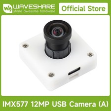 Waveshare IMX577 12MP USB Camera (A), 3840 �� 3024 113�� FOV, Distortion-Free picture