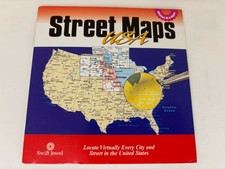1999 Cosmi Swift Jewel Street Mapping Data GPS Software Travel USA PC 95 CDRom picture