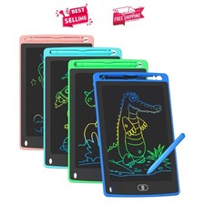 4 Pack 8.5 Inch LCD Writing Tablet for Kids - Colorful Educational Doodle Boards picture