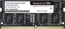 TEAMGROUP Elite DDR4 32GB Single 3200MHz PC4-25600 CL22 1.2V SODIMM Memory picture