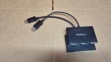 Lot of 2 StarTech.com MST Hub Mini DisplayPort to 3-Port HDMI MSTMDP123HD picture