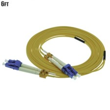 2M 6FT LC to LC Fiber Optical Optic Cable Duplex 9/125 Singlemode Network Cord picture