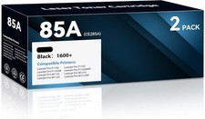 2-Pack 85A CE285A Black Toner for HP P1102W M1212nf M1217nfw Printer picture