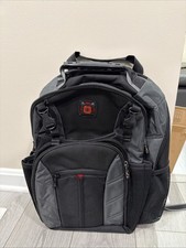 NWOT SWISS GEAR Synergy Pro 16 inch Laptop Backpack Black & Gray Excellent READ picture