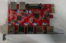 Inateck KTU3FR-502U USB 3.0 PCIe Expansion Card 7-Port 5Gbps picture