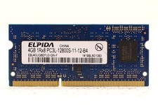 Elpida 4GB 1Rx8 PC3L-12800S-11-12-B4 Laptop Memory P/N: EBJ40UG8EFU0-GN-F Tested picture