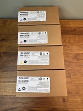 Lot of 4 SHARP MX-C52TB, MX-C52TY, MX-C52TM, MX-C52TC Open Bag Cyan Black picture