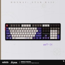 Official Honkai Star Rail Acheron PBT Keyboards RGB Backlit Mechanical Keyboard picture