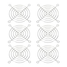 80mm Fan Finger Grill, 6 Pack 304 Stainless Steel Grill Protector for 80mm picture