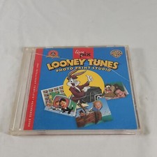 Vintage Looney Tunes Photo Print Studio 1998 PC Computer Software Warner LivePix picture