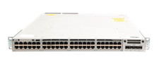 Cisco Catalyst 9300 C9300-48U-E 48-Port UPOE Switch w/ 2x PWR-C1-1100WAC PSUs picture