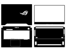 Laptop Leather Skin Stickers Fit ASUS ROG Zephyrus S15 GX502L picture