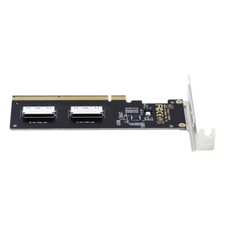 CY PCIE PCI-Express 16x to Dual Oculink SFF-8612 SFF-8611 8x VROC Adapter picture