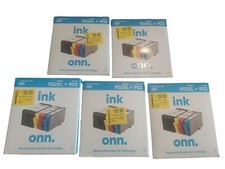 Onn X5 HP 902XL Black & 902 Tri-Color Ink Cartridges NEW SEALED 🔥  picture