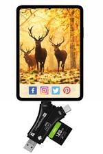 USB Camera Adapter for iPad 5 6 7 8 9 Air 3 mini 4 5 Pro 9.7, Fast Data Transfer picture