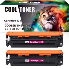 For Canon 131H 131 Toner Set Black Cyan Magenta Yellow Genuine OEM CRG-131H  Lot picture