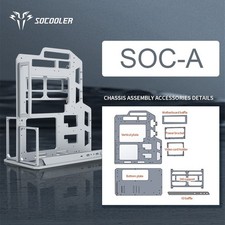 Gamers Open Frame Aluminum PC Case - ATX/M - ATX/ITX, Ideal for Custom DIY picture