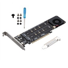 Supports 4 Nvme M.2 PH44 PLUS M.2 M-Key NVME SSD Expansion Split Card picture