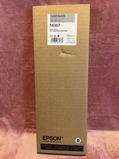 Genuine Epson Light Black Ink Cartridge T6367 Date: December 2022 picture