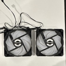 Phanteks SK120 PWM Case Fans D-RGB 2-Pack Black/White 4-Pin picture