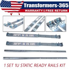 1U Static Rack Rails Kit For Dell PowerEdge R420 R620 R630 R440 R640 053D7M picture
