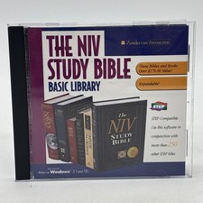 The NIV Study Bible Basic Library CD-Rom Windiws 3.1 95 Zondervan Interactive picture