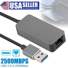 2500Mbps 2.5G USB 3.0 To RJ45 Ethernet Gigabit Lan Network Adapter Converter Hub picture