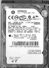HITACHI HTS545032B9A302 320GB SATA HARD DRIVE P/N: 0J13963  MLC: DA3846 picture