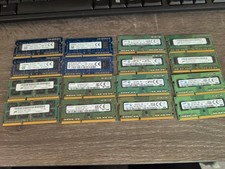 Lot Of 16x 4GB DDR3-12800  MIXED MODELS SODIMM PC3L AND PC3 LAPTOP MEMORY  picture