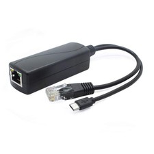 5V PoE Splitter, 48V to 5V 2.4A Adapter with Micro USB Plug, IEEE 802.3af Com... picture