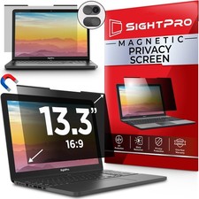 Magnetic Laptop Privacy Screen 13.3 Inch 16:9 - Removable Privacy Filter Shield picture
