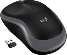 Logitech M185 Wireless Computer Mouse Black and Gray Brand New 910-002225 picture