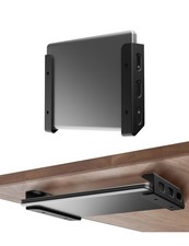 NOTMBESTM Universal Laptop Wall Mount or Under Desk Holder, Fit Black picture