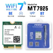 WiFi7 MT7925 M.2 Laptop Gaming Card BT5.4 802.11BE Tri-band NGFF Network Adapter picture