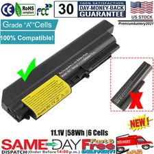 ✅Laptop Battery for 42T5263 IBM ThinkPad T400 T61 T61u T61p (14.1 widescreen) picture