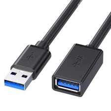 USB3.0 Extension Cable High Speed Extender Cord Adapter TypeA Male to Female Lot picture