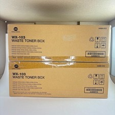 Konica Minolta WX-103 Waste Toner Box for bizhub 368 C658 Lot  of 2 picture