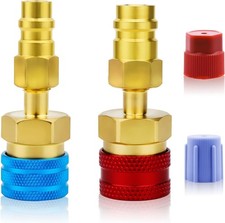 R1234yf Adapter Kit Brass High Low Side Converters for Car AC Recharge picture