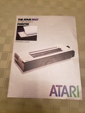 The Atari 1027 Letter Quality Printer Owner’s Manual Only Atari 800 XL Computers picture