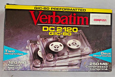 Verbatim DC2120 QIC-80 120MB Preformatted Mini Data Cartridges 2 Sealed picture