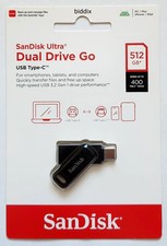 New SanDisk 512GB Ultra Dual Drive Go USB Type-C Flash Drive (SDDDC3-512G-AW46) picture