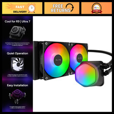 240mm AIO Liquid CPU Cooler with ARGB Lighting, High Performance, Quiet Operatio picture